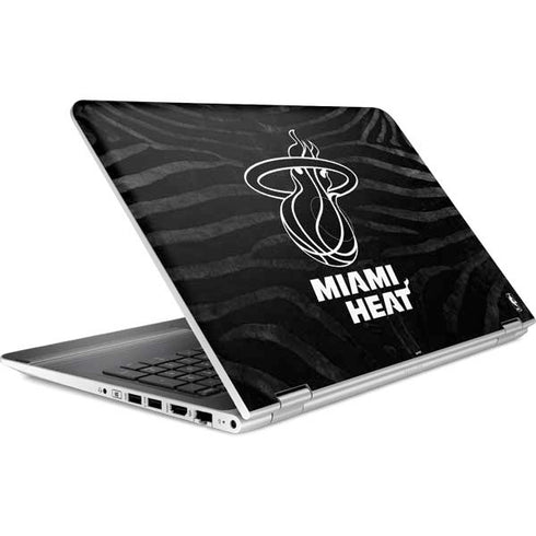 NBA Miami Heat Black Animal Print HP Pavilion Skin